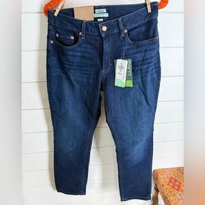 LL Bean Flannel Lined Jeans NWT